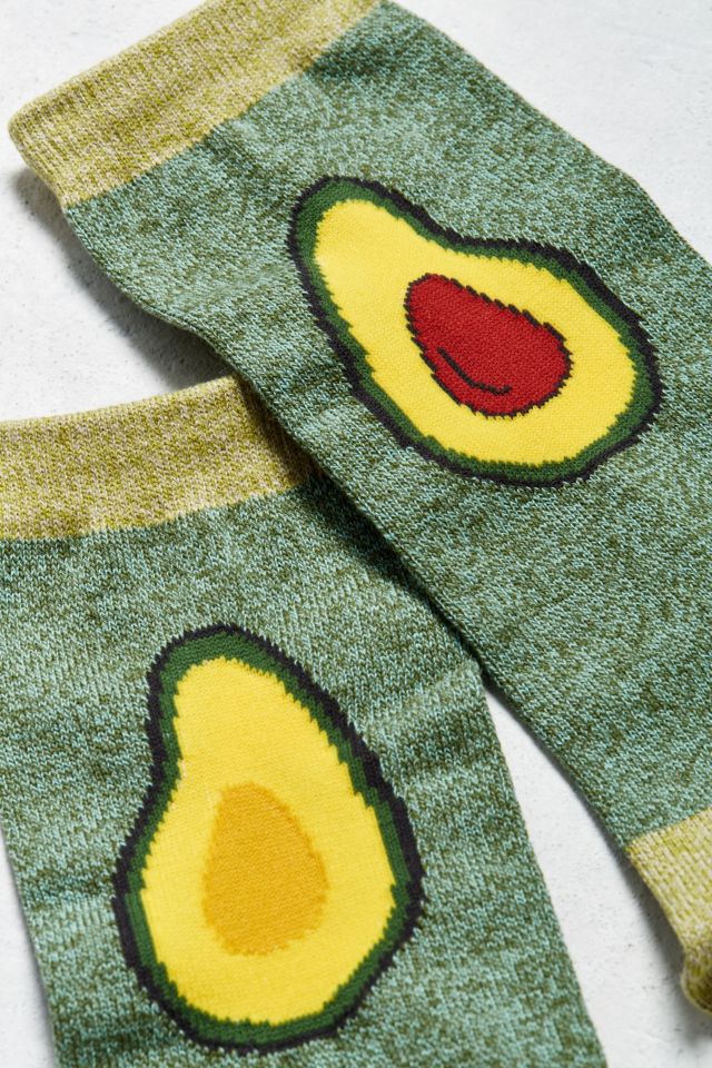 Avocado Halves Crew Sock #2