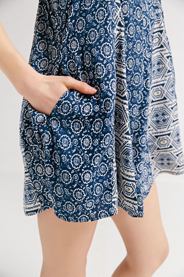 BOG Collective Print-Mix Waistless Romper #2