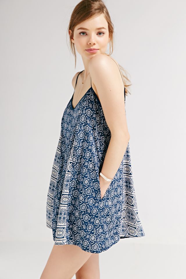 BOG Collective Print-Mix Waistless Romper #4
