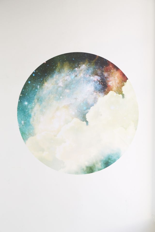 Walls Need Love Spacey Circle Decal #1