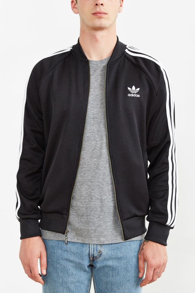 Adidas originals superstar windbreaker hot sale black