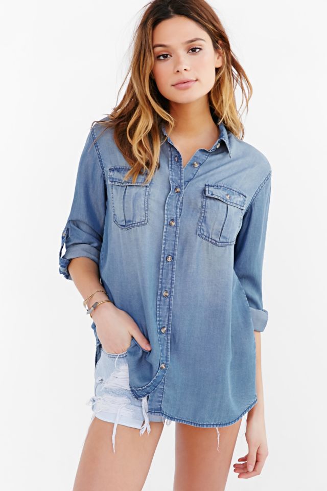 BDG Chambray Button-Down Shirt | Urban Outfitters