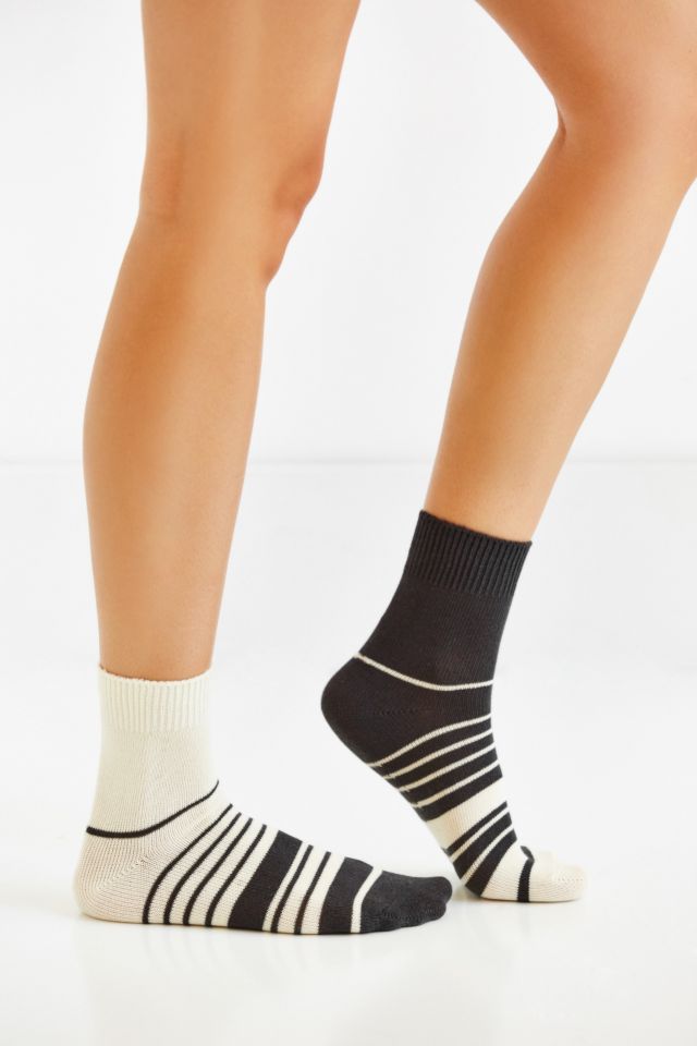 Mismatched Stripe Crew Sock #2