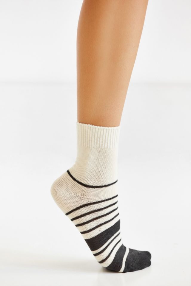 Mismatched Stripe Crew Sock #5