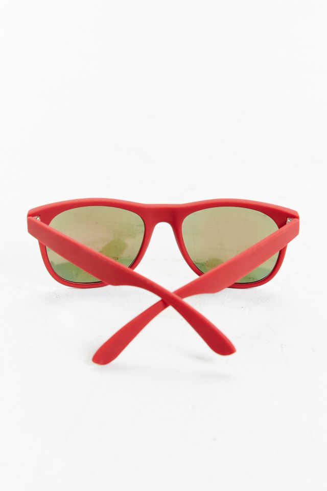 Lunettes de soleil carrées en caoutchouc mat #2