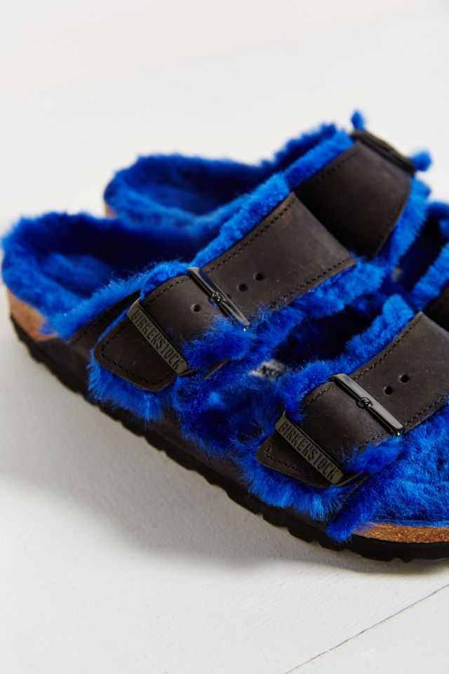 Birkenstock arizona shearling online blue