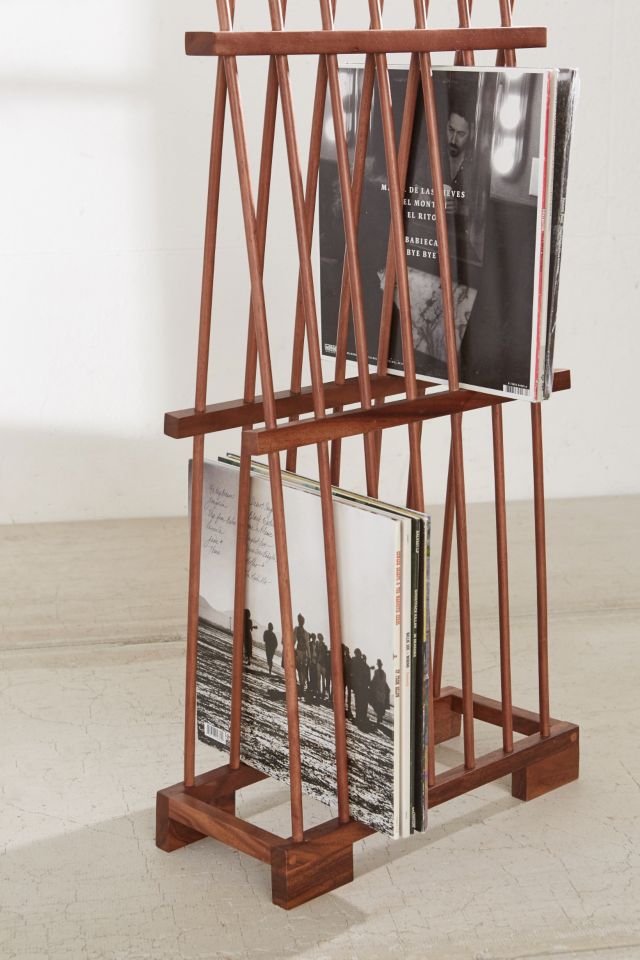 Retro vinyl storage rack at Urban Outfitters - Retro to Go