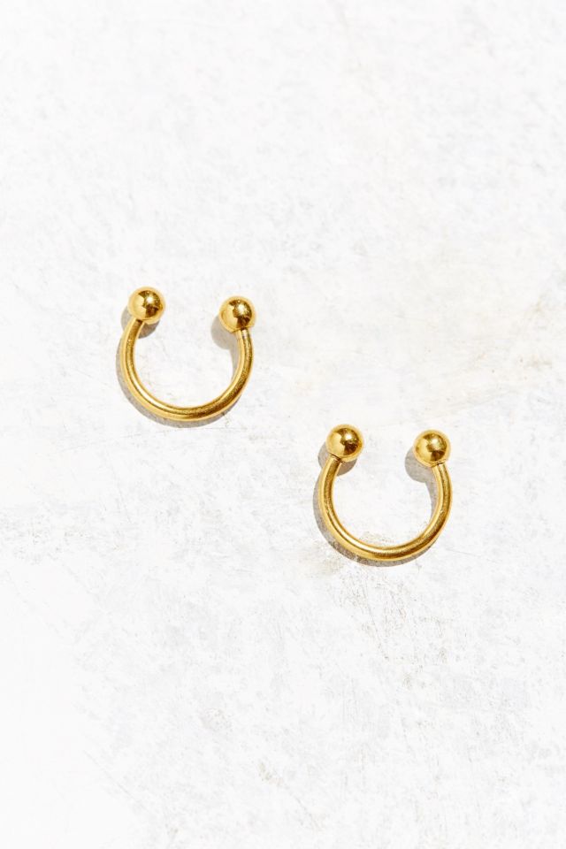 Open Ball Hoop Earring