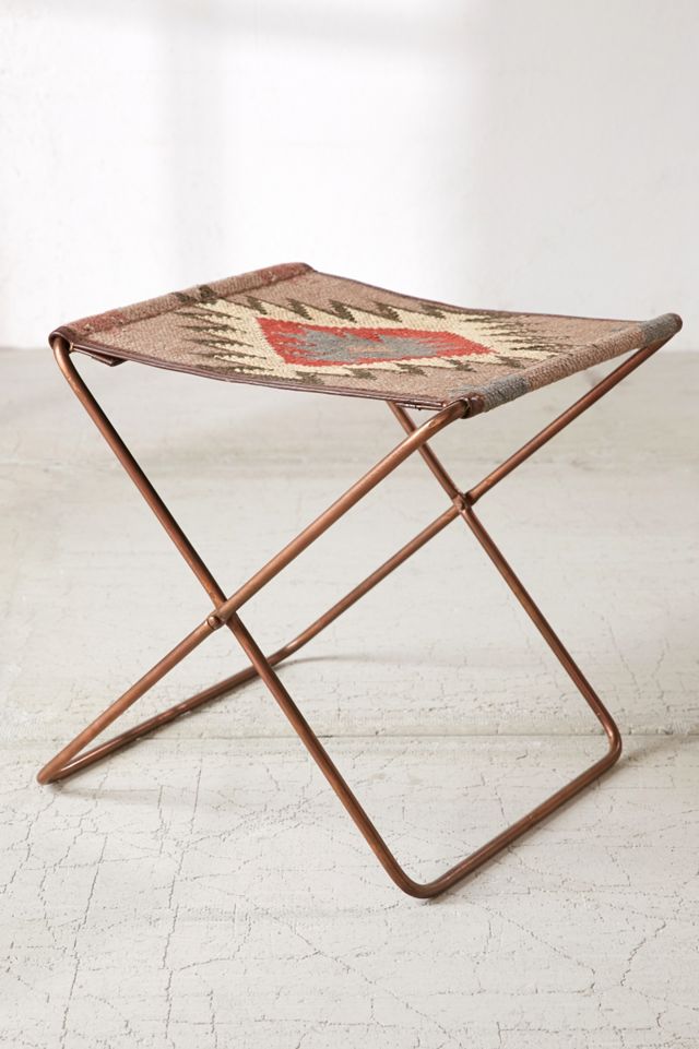 Kilim Folding Sling Stool #2