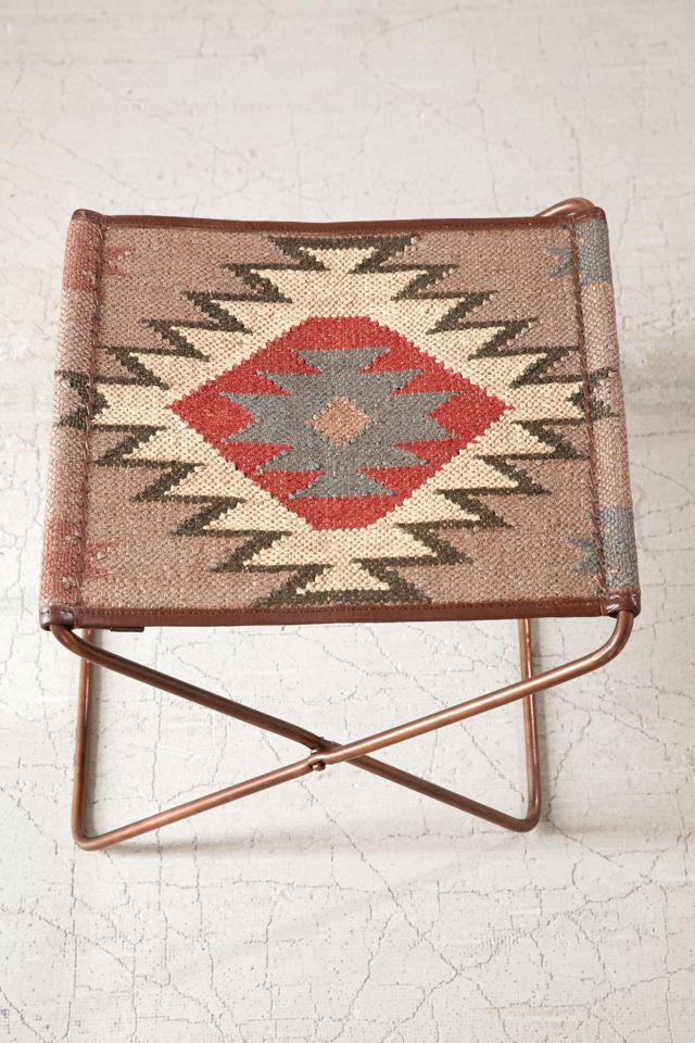 Kilim Folding Sling Stool #4