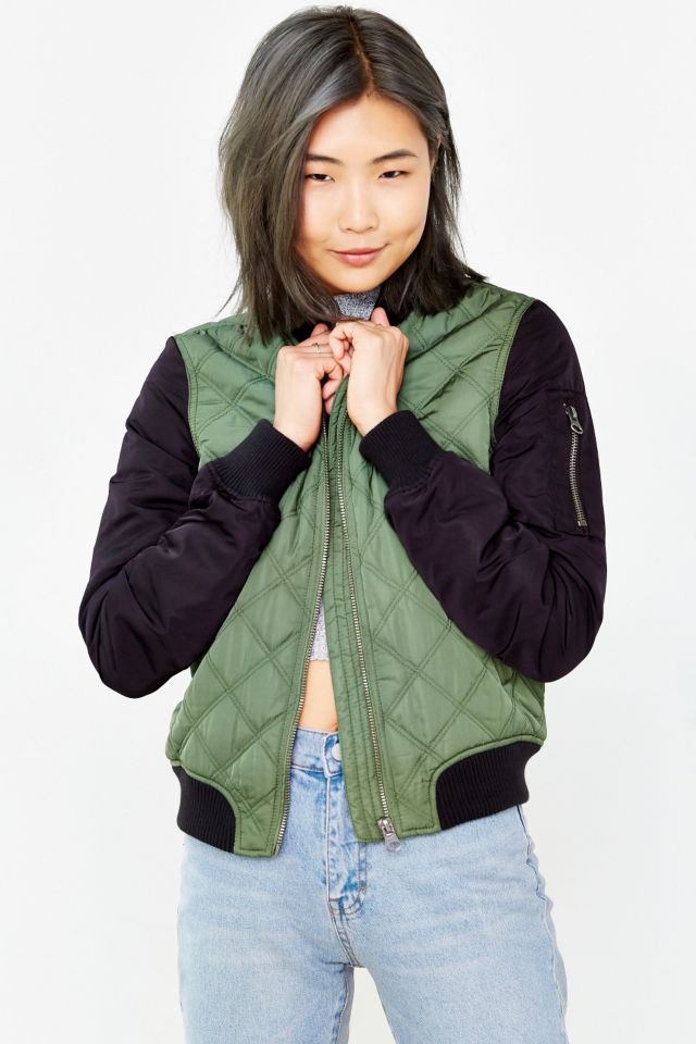Silence + Noise Quilted Bomber Jacket #1
