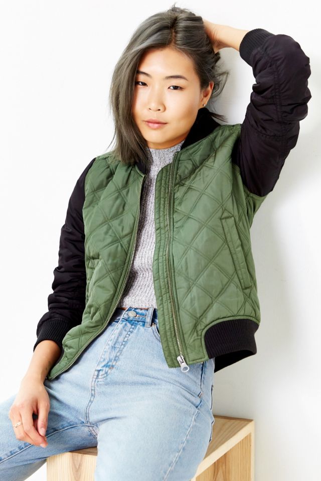Silence + Noise Quilted Bomber Jacket #2
