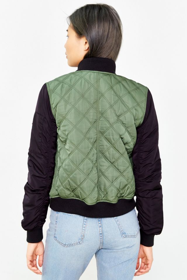 Silence + Noise Quilted Bomber Jacket #3