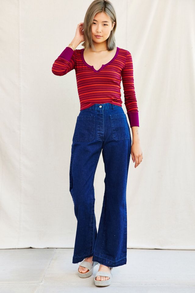 Urban Renewal Vintage Drop Hem Sailor Jean #5