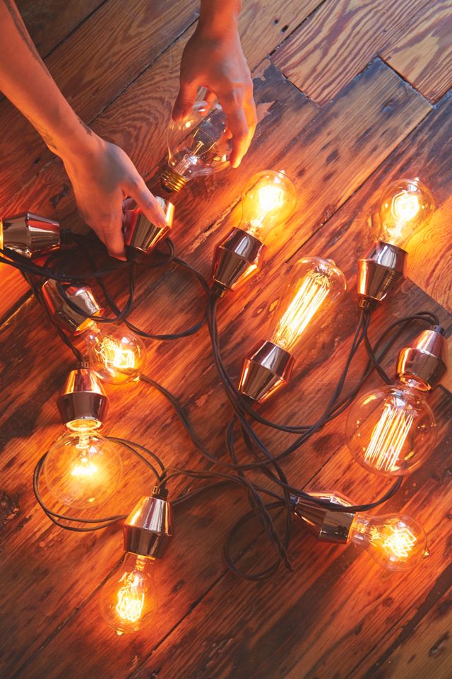 Metal Cap String Lights | Urban Outfitters