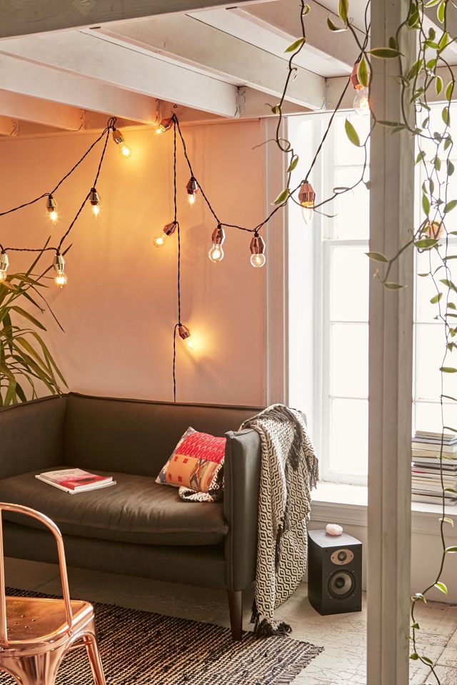 Metal Cap String Lights | Urban Outfitters