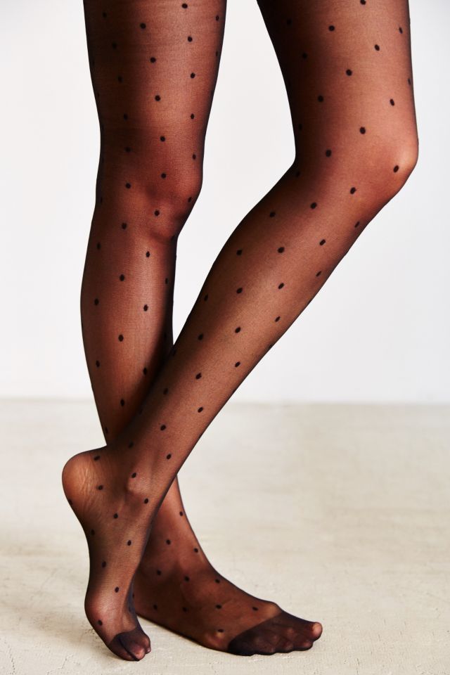 Polka Dot Mesh Tight #2