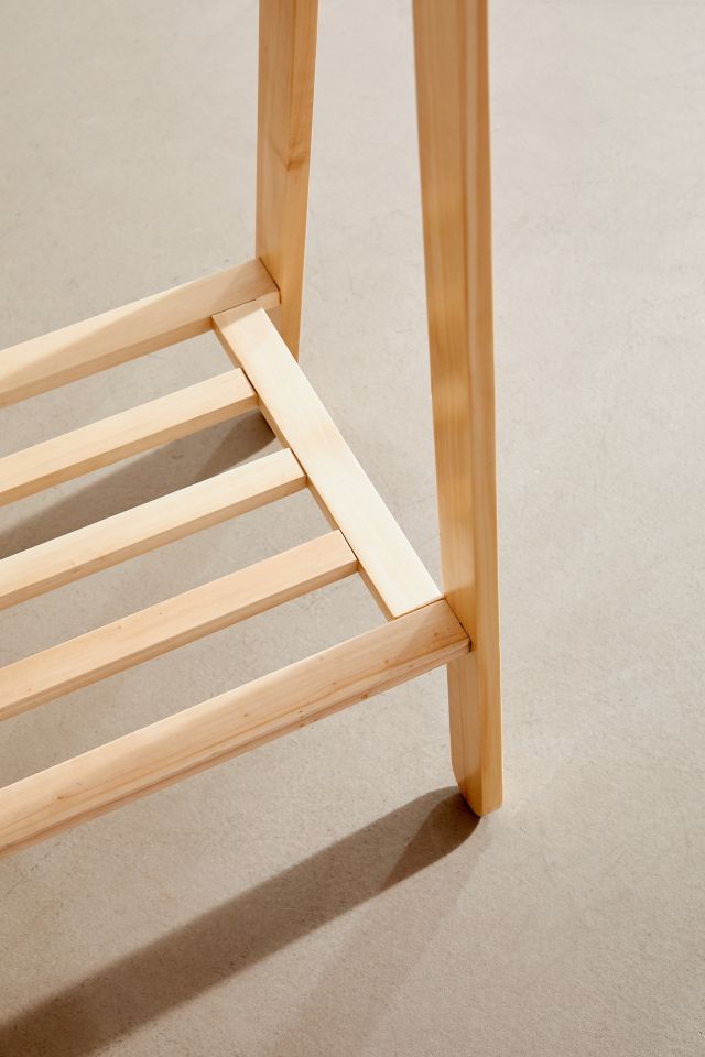 Wooden Clothing Rack #4