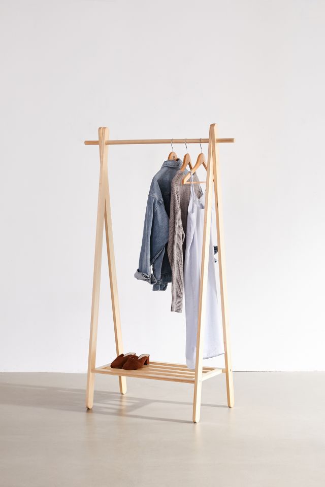 Urban outfitters wooden clothing rack sale