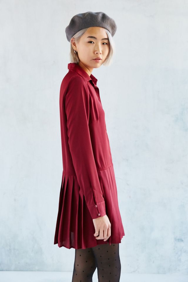 Robe chemisier plissée à taille basse Love Sadie  #4