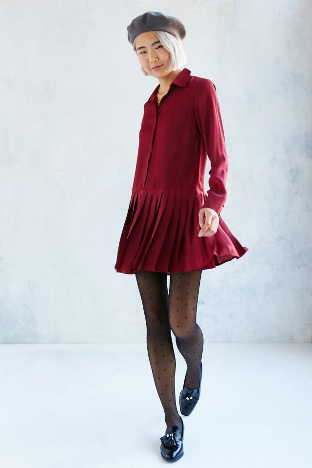 Robe chemisier plissée à taille basse Love Sadie  #5