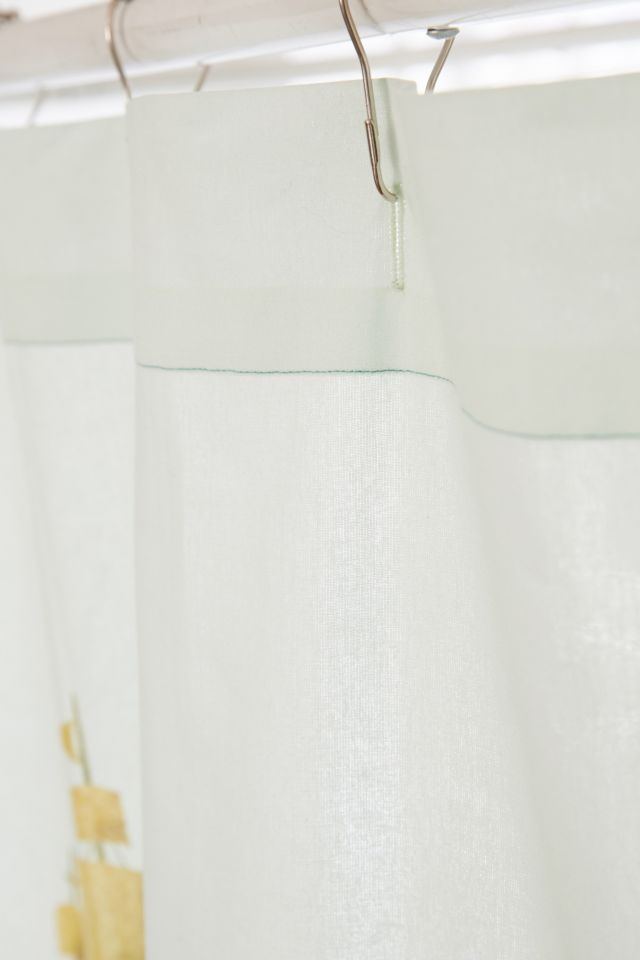 Terry Fan The Whale Shower Curtain #2