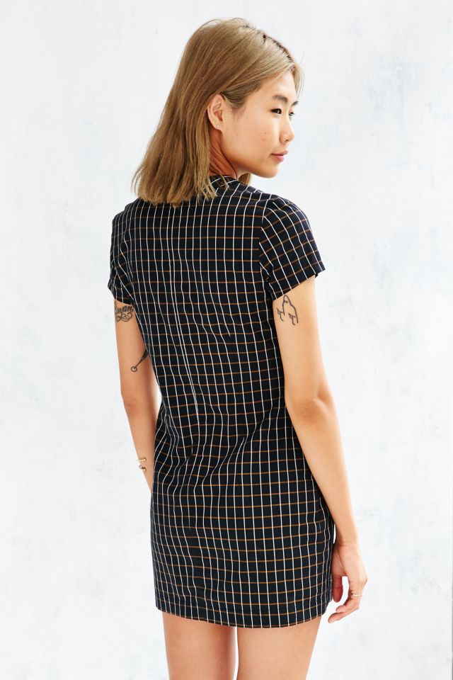 Lucca Couture Windowpane Collared Dress #3