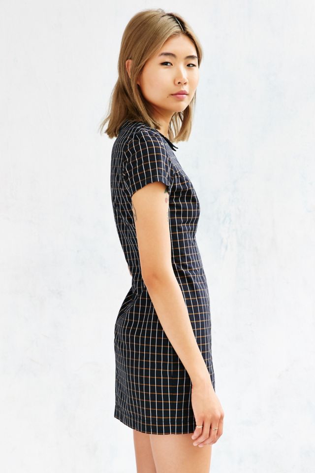 Lucca Couture Windowpane Collared Dress #5
