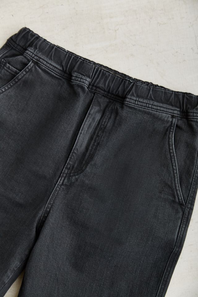 Standard Cloth Elastic Waist Thorn Denim Short #1