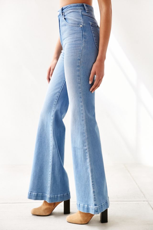 Rolla's East Coast High-Rise Flare Jean - Light Blue #1