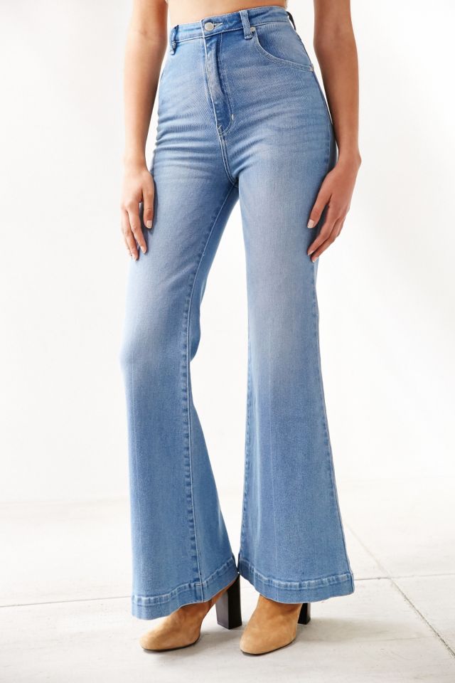 Rolla's East Coast High-Rise Flare Jean - Light Blue #3