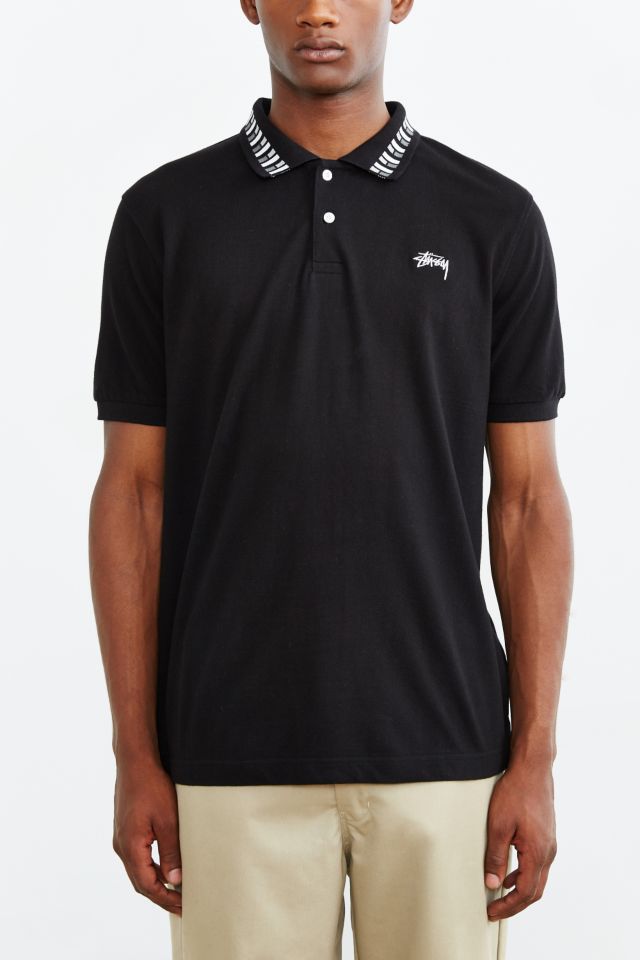 Stussy Cube Short-Sleeve Polo Shirt | Urban Outfitters Canada