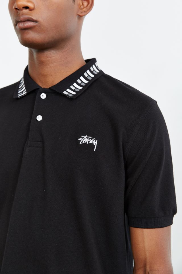 Stussy Cube Short-Sleeve Polo Shirt | Urban Outfitters Canada