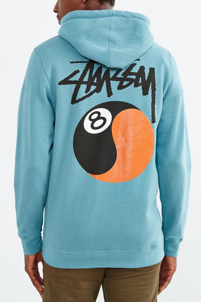 Stussy Yin-Yang 8-Ball Pullover Hooded Sweatshirt | Urban Stussy Yin-Yang 8-Ball Pullover Hooded Sweatshirt | Urban