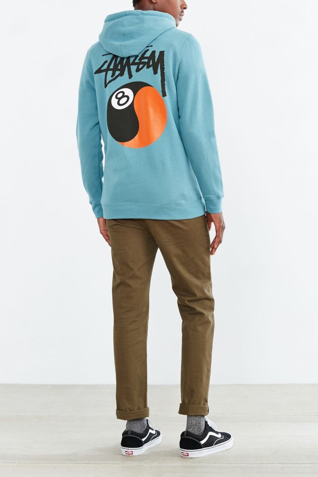 Stussy Yin-Yang 8-Ball Pullover Hooded Sweatshirt | Urban Stussy Yin-Yang 8-Ball Pullover Hooded Sweatshirt | Urban
