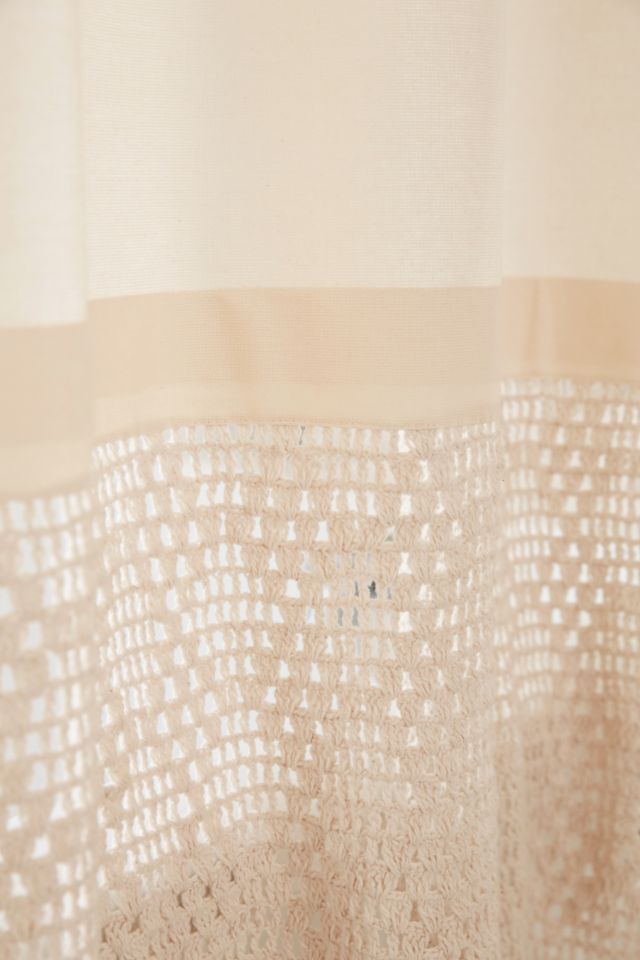 Plum & Bow Kelsi Crochet Shower Curtain #1