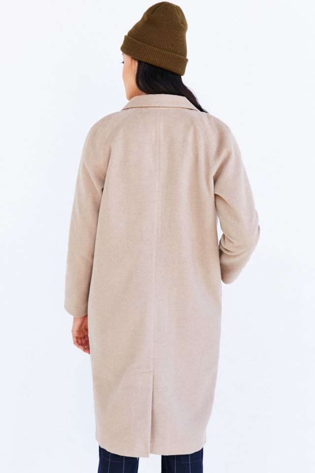 Native Youth Longline Brushed Coat #3