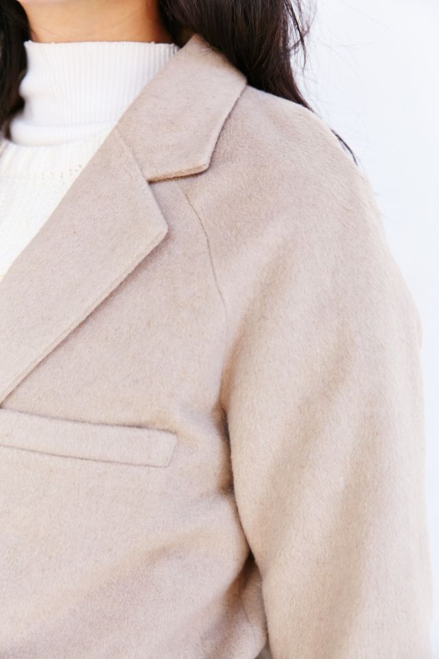 Native Youth Longline Brushed Coat #4