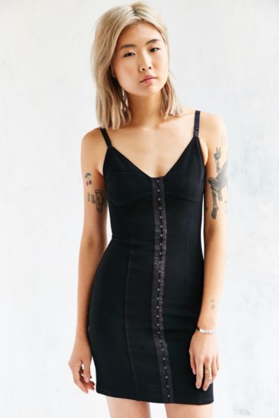 urban outfitters silence and noise black dress