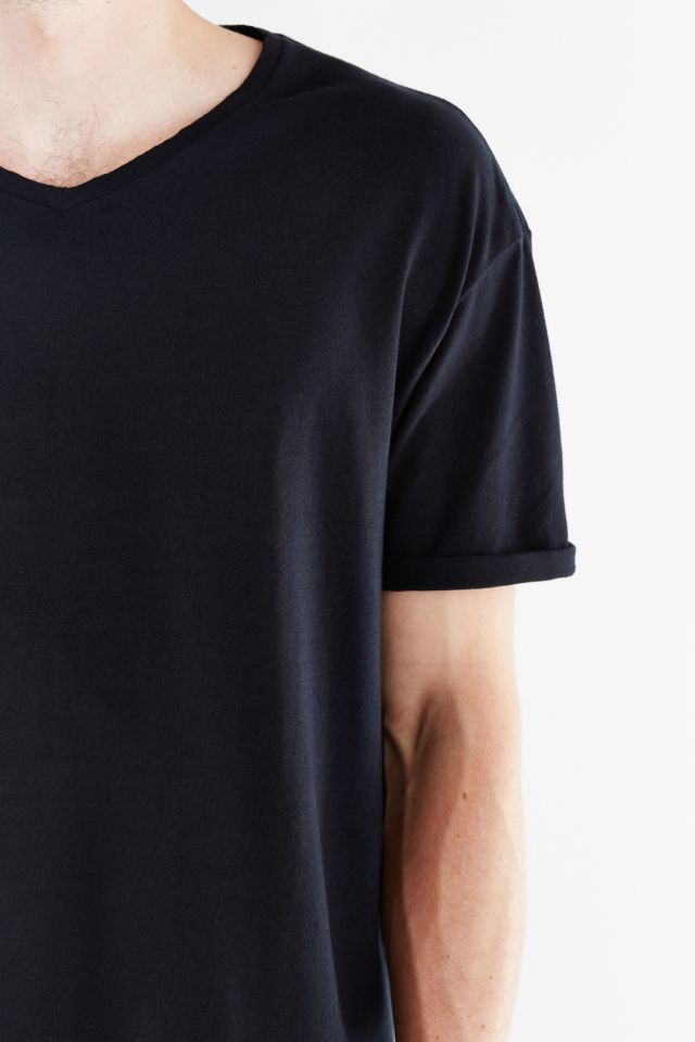 Oversized Boxy V-Neck Tee #1