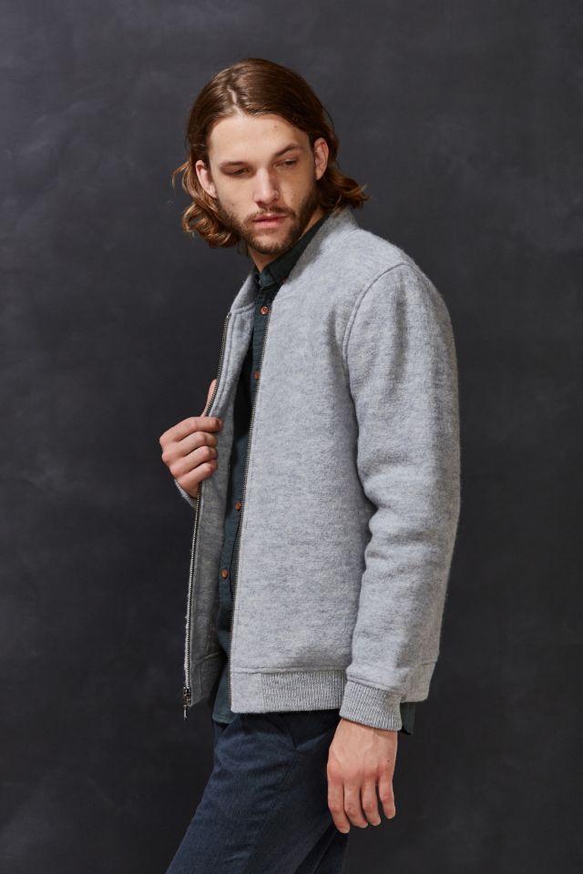 Blouson aviateur en laine bouclée Ellsworth CPO #2