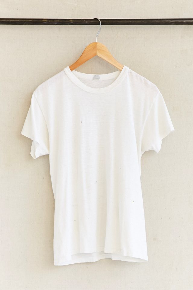 Vintage Super Soft White Tee | Urban Outfitters