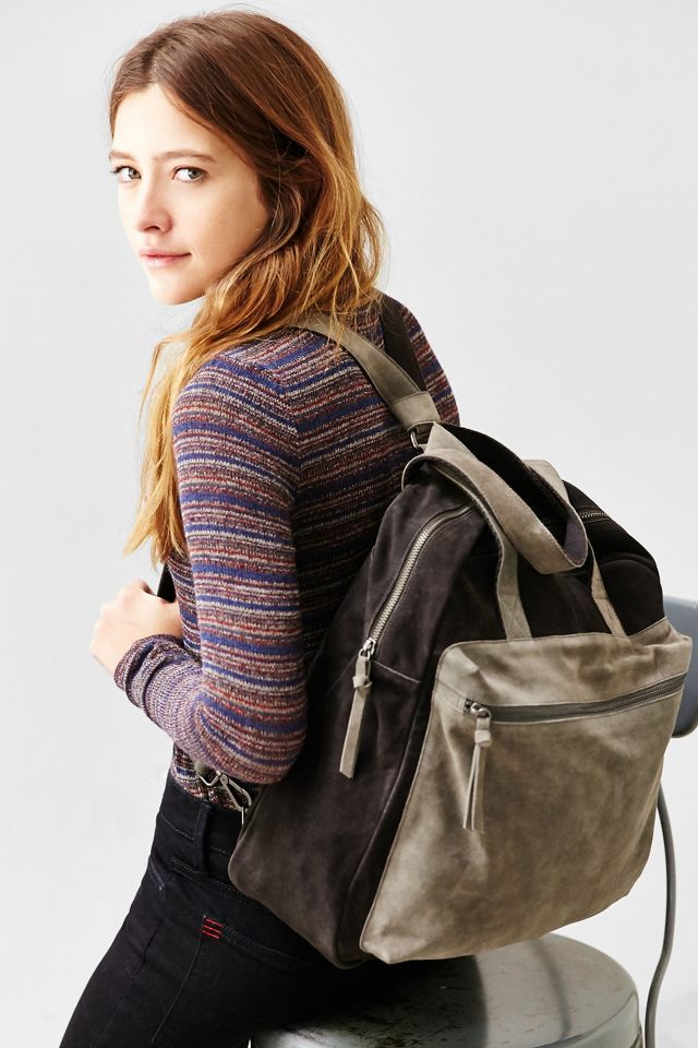 BDG Suede Pocket Backpack | Urban Outfitters