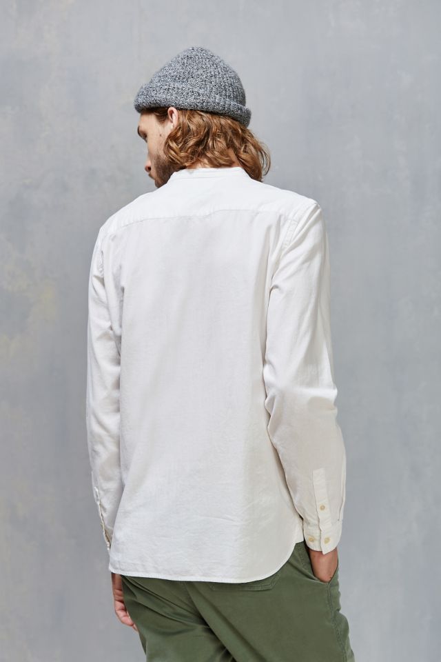 CPO Stevens Band Collar Button-Down Shirt #3