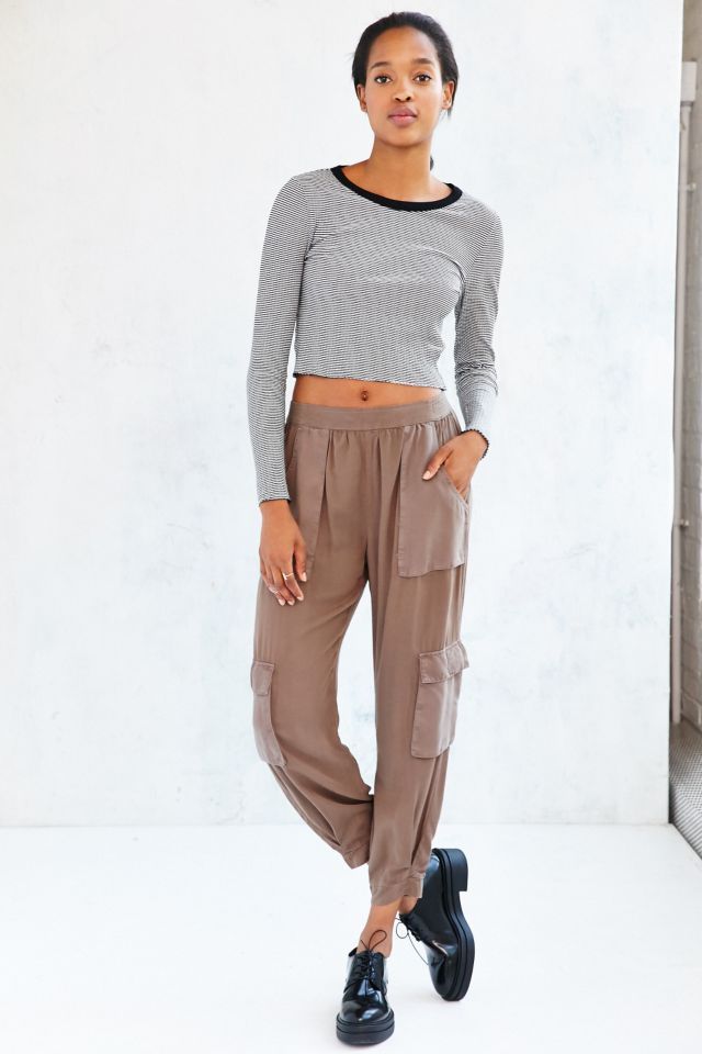 Pull-On Knit Cargo Pant