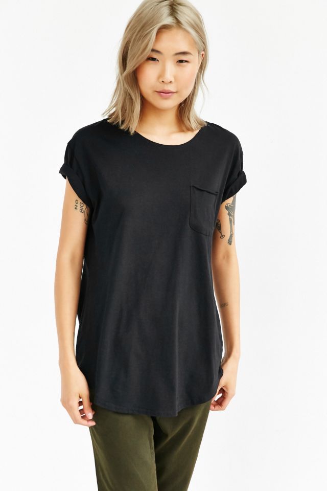 Feathers Unisex Curved Hem Tee #3