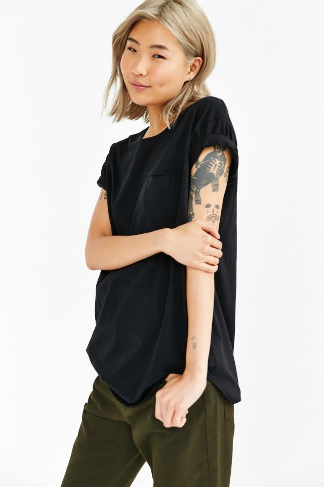 Feathers Unisex Curved Hem Tee #4