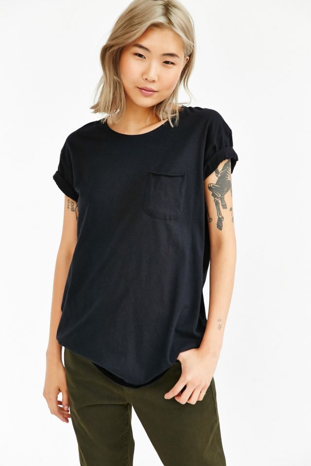 Feathers Unisex Curved Hem Tee #5