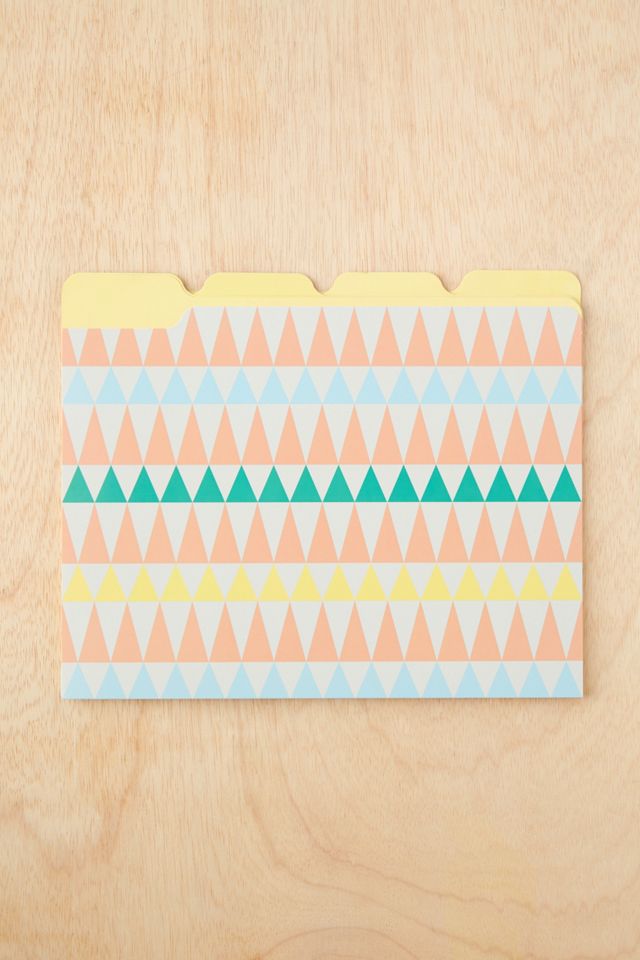 Geo Pastel File Folders Set | Urban Outfitters