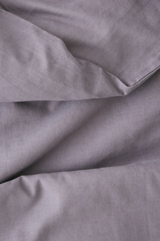 Assembly Home Linen Blend Duvet Cover - Charcoal #3